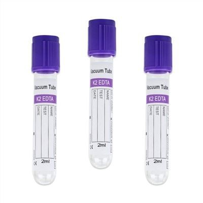 Tubes de prélèvement sanguin EDTA K2