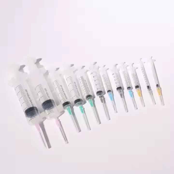 Hot Sale Disposable Syringes 1ml 3ml 5ml 10ml 20ml With Quality Needles Factory Direct Medical Supplies Chinese Prices