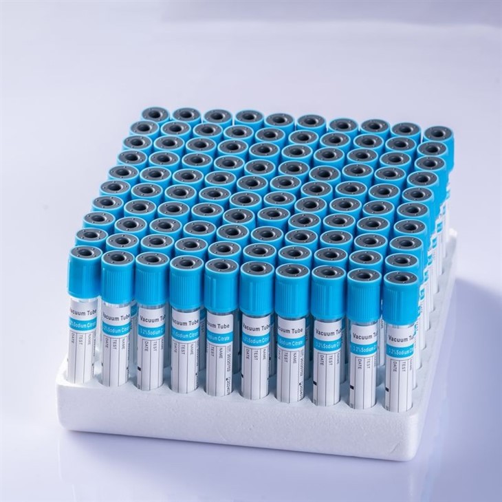 Service OEM 2 ml 3 ml 4 ml 6 ml 7 ml 10 ml capuchon bleu 3,2 % tube de citrate de sodium PT