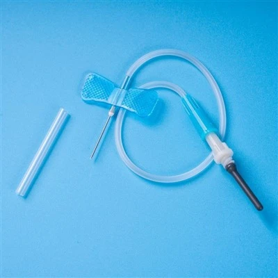 Aiguille de prélèvement sanguin papillon de sécurité 20G,21G,22G,24G,25G