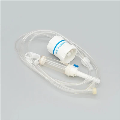 Ensemble de perfusion jetable médical avec régulateur de débit précis